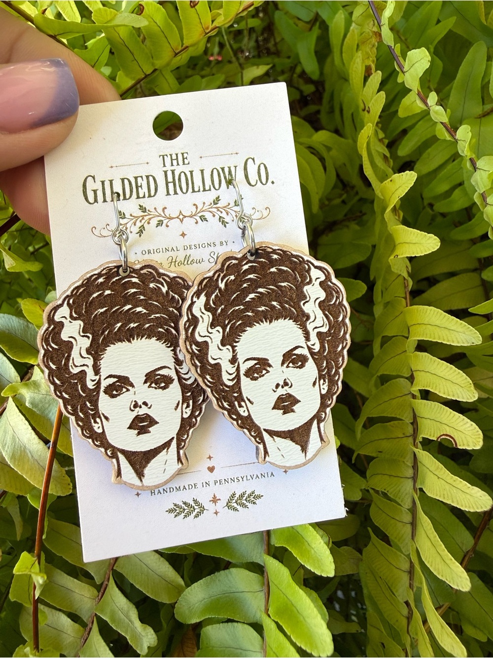 Bride of Frankenstein Earrings